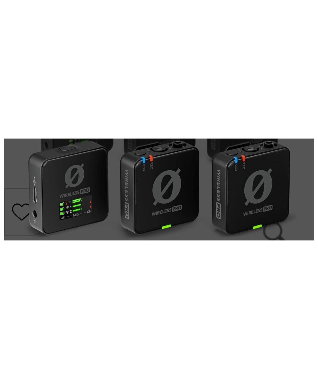 מערכת מיקרופונים אלחוטיים מקצועית PRO RODE Wireless