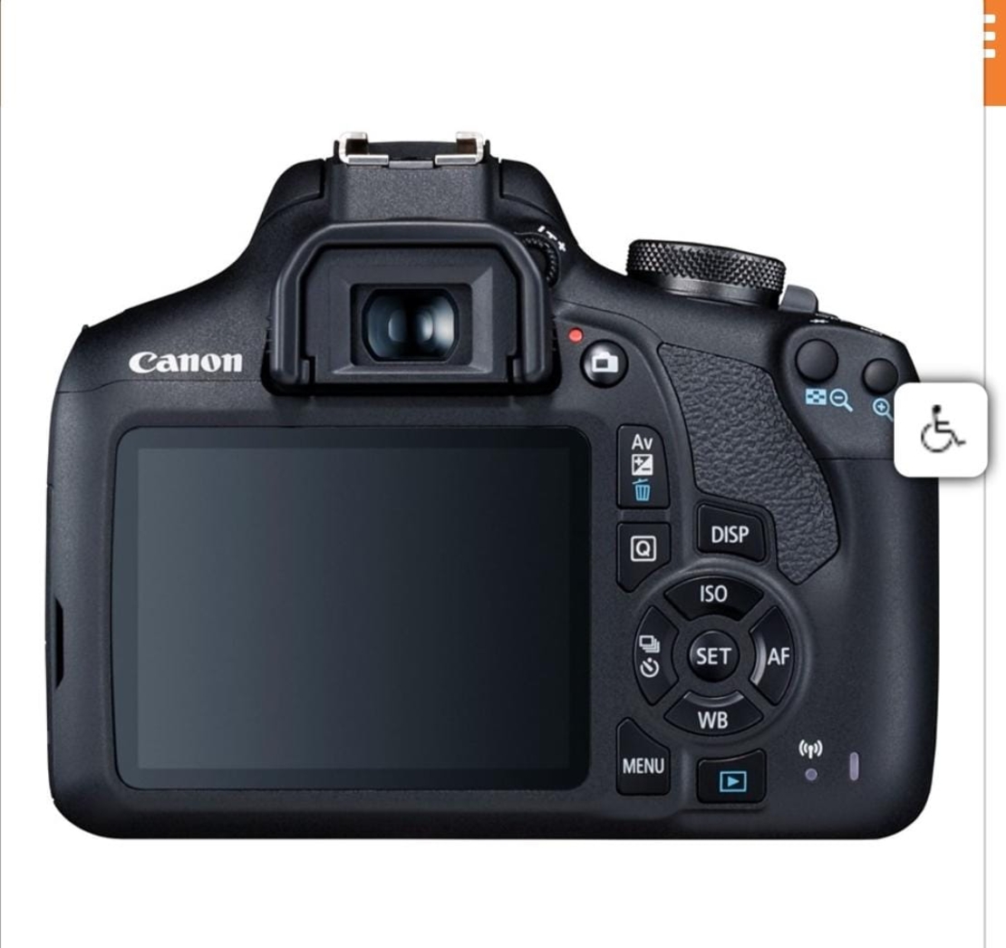 מצלמה Dslr (רפלקס) קנון Canon Eos 2000d + 18-55 Dc - קיט