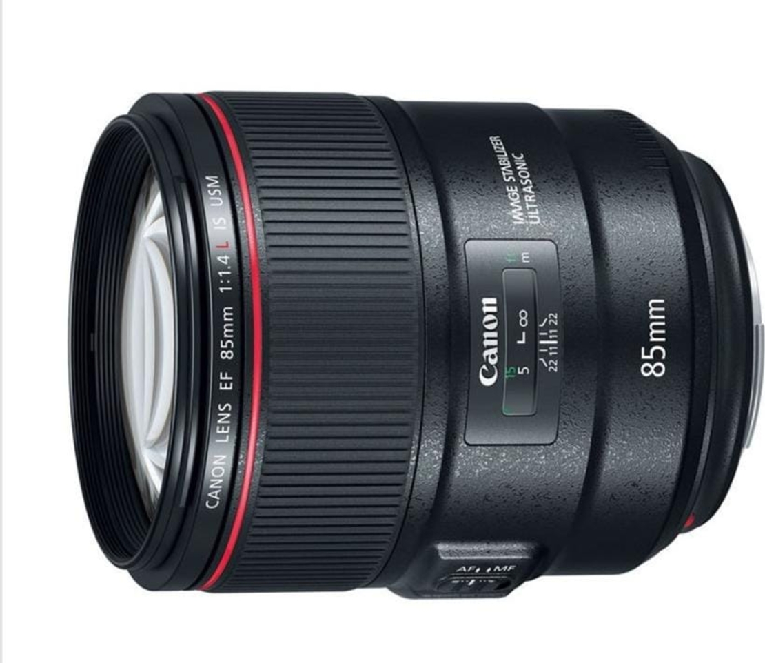 עדשה קנון Canon lens EF 85mm f/1.4L IS USM