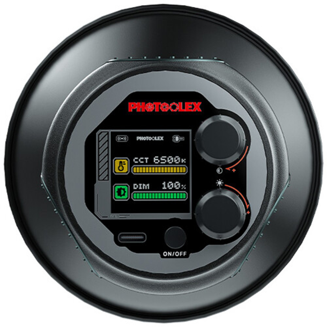 תאורת וידאו RGB Q40C 40W PHOTOOLEX LED