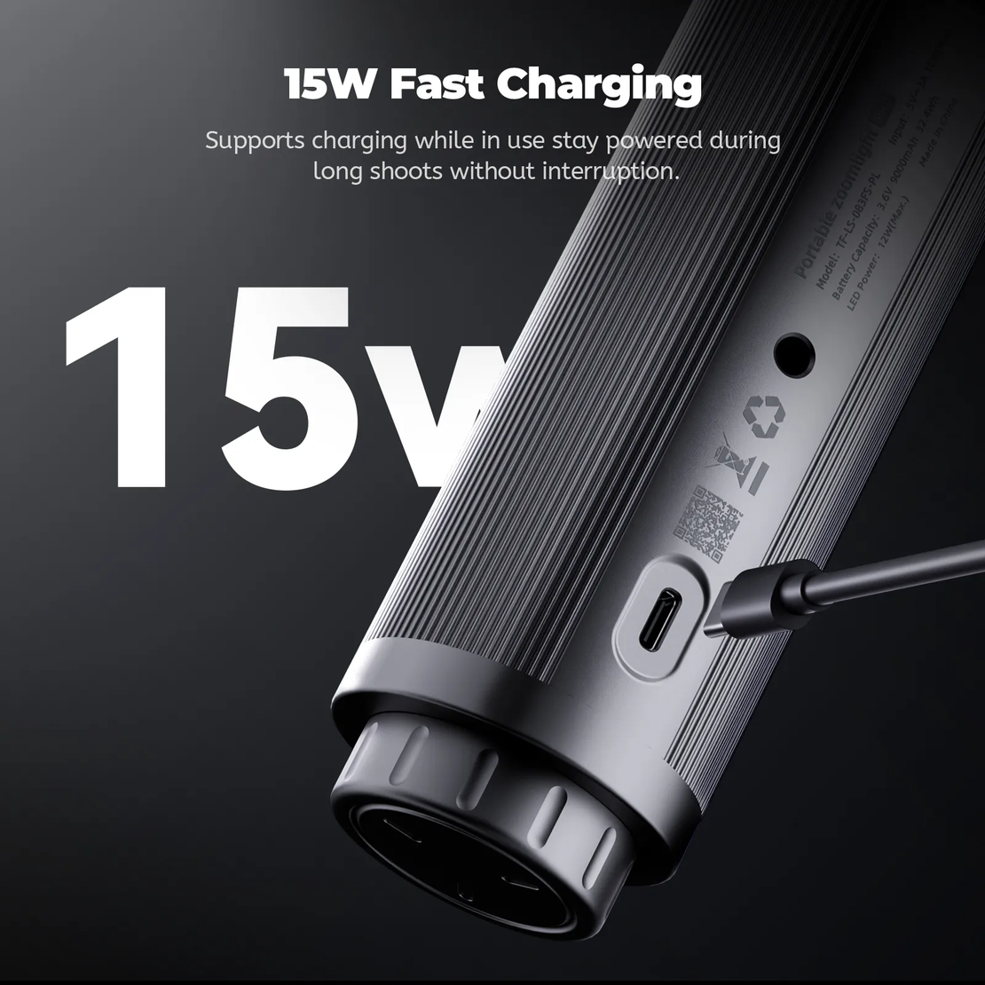 פנס לד נייד RGB PRO 12W PHOTOOLEX