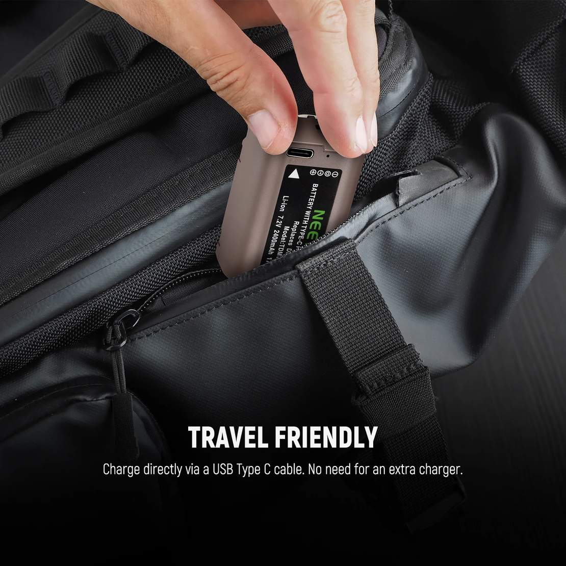 סוללה חלופית NEEWER 2400mAh DMW-BLK22 למצלמות PANASONIC