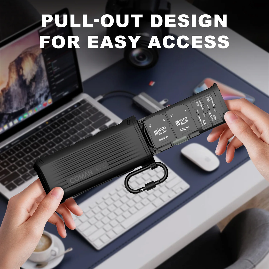 קורא כרטיסים מהיר USB 3.1 E10 COMAN