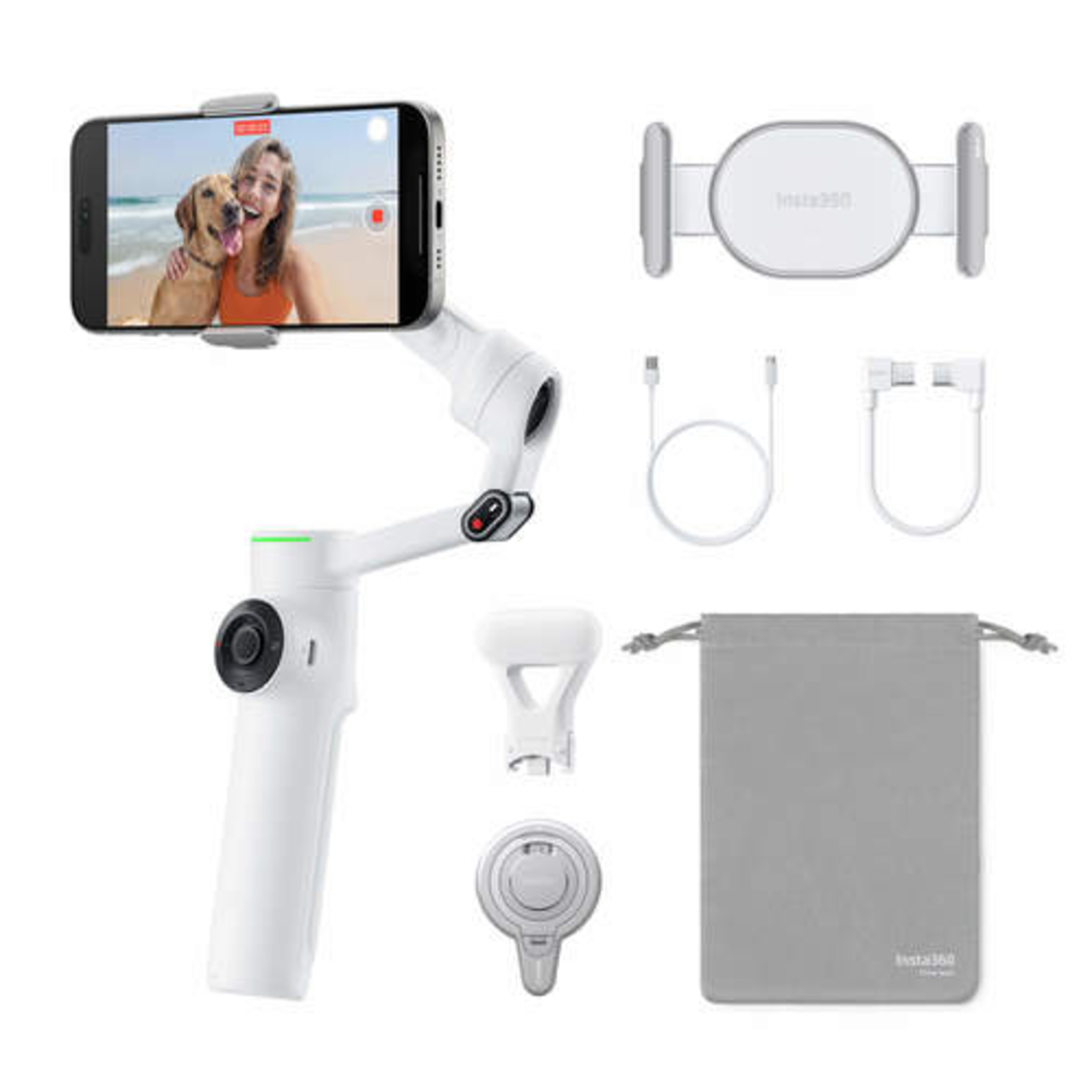 קיט גימבל לסמארטפון Insta360 Flow 2 Pro Creator Kit