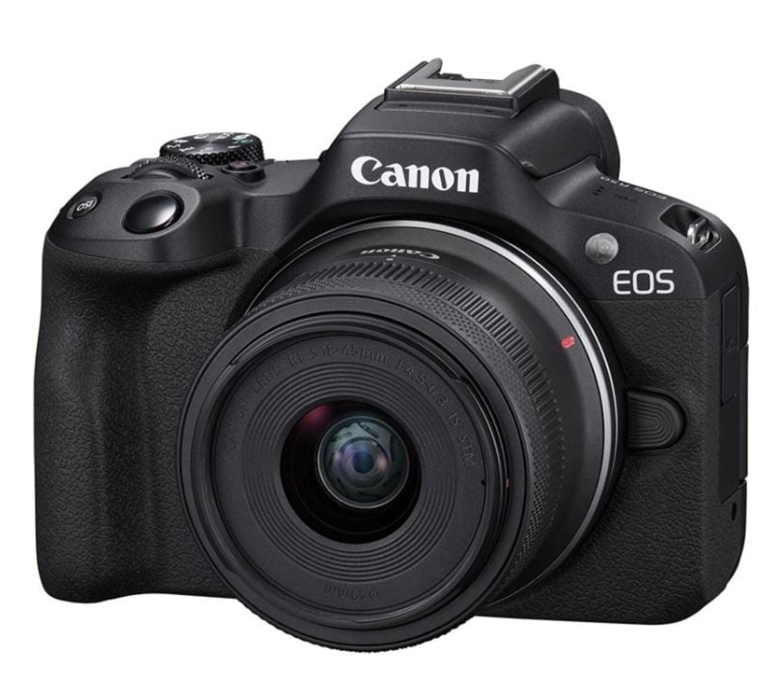 מצלמה חסרת מראה קנון Canon EOS R50 + 18-45mm