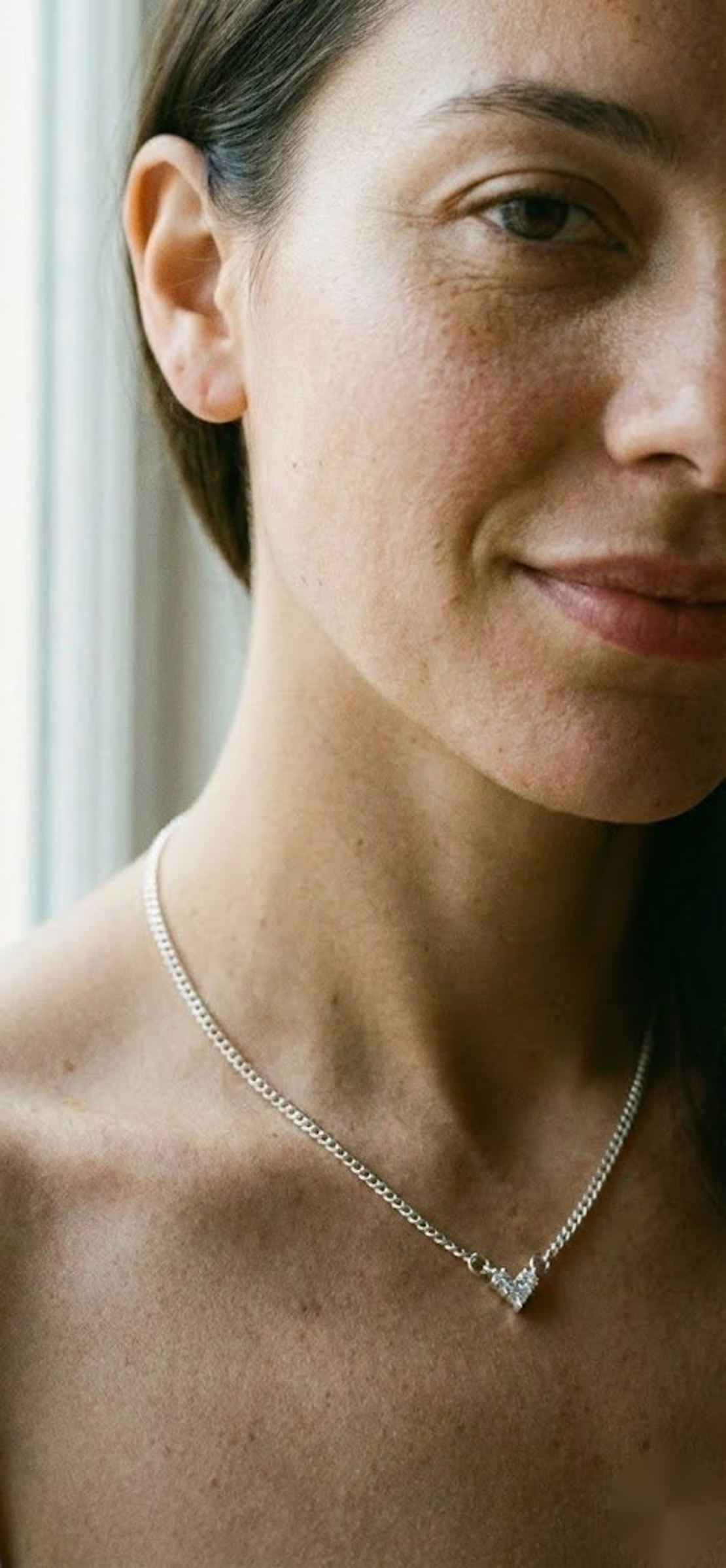 שרשרת גורמט לב זרקון