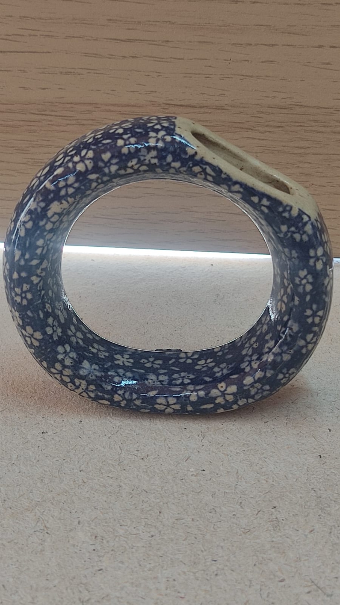 אגרטל גלגל מיני בעבודת יד