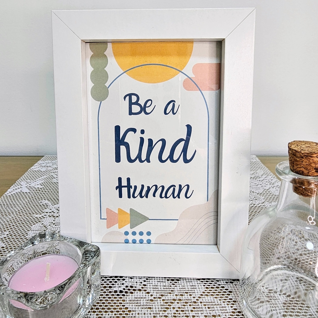 תמונת השראה אומנותית be a kind humen