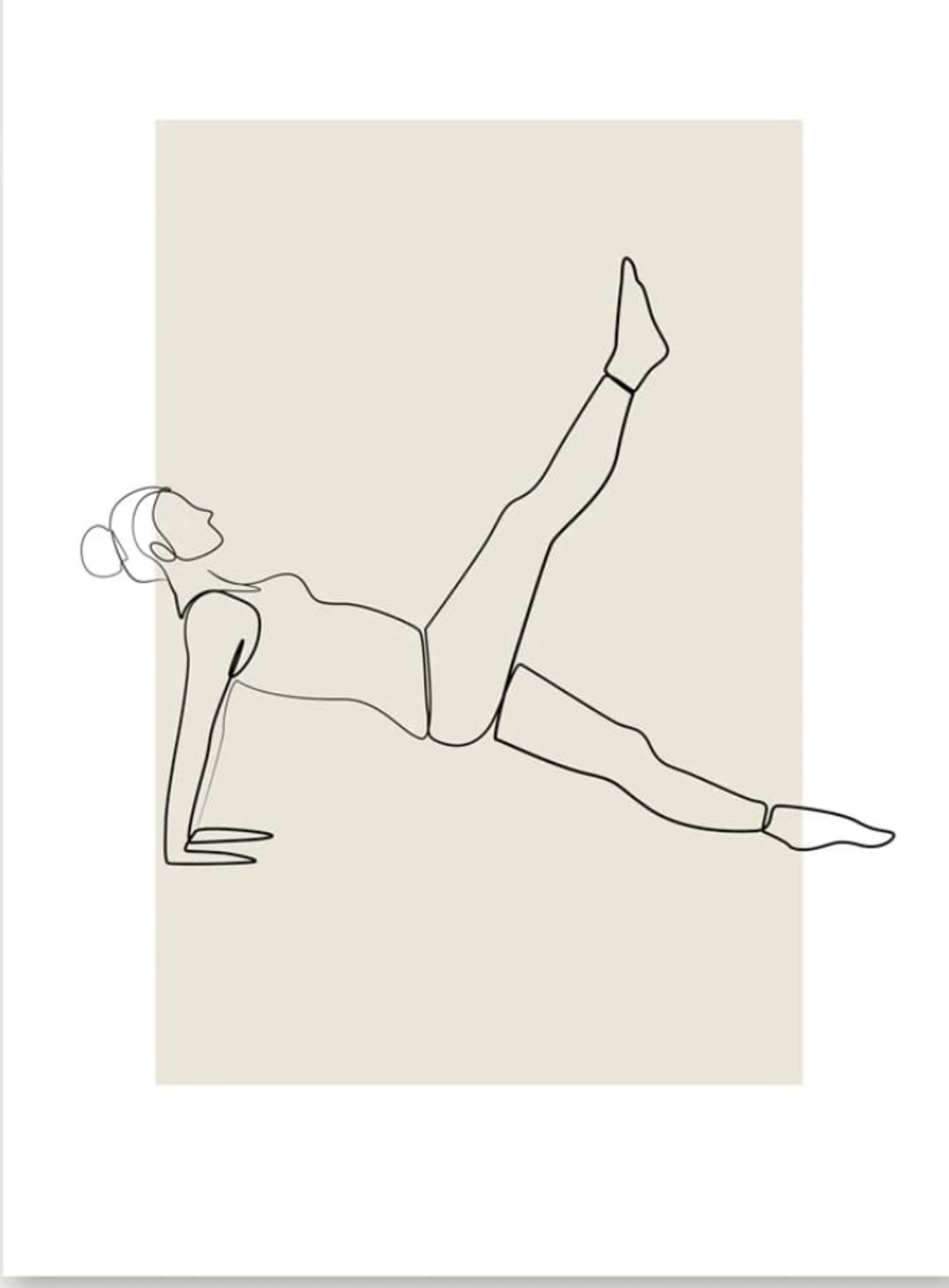 מקדמה לפסל האישה בפילאטיס