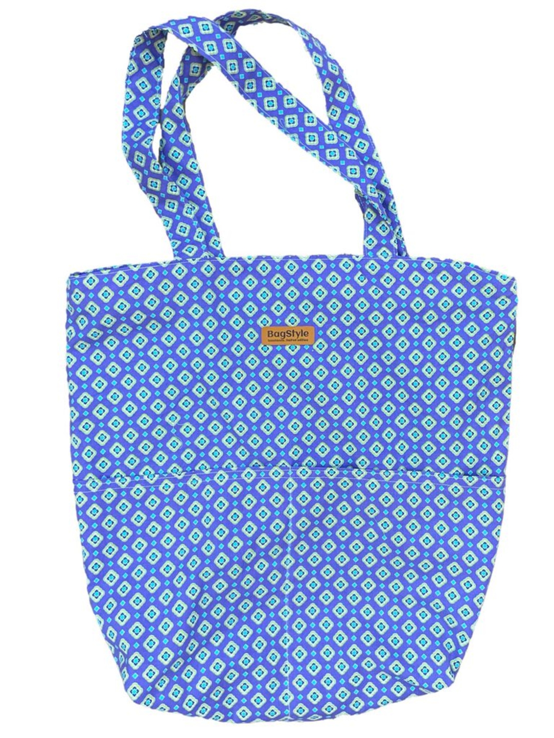 תיק TOTE גדול בעבודת יד- Vintage Purple