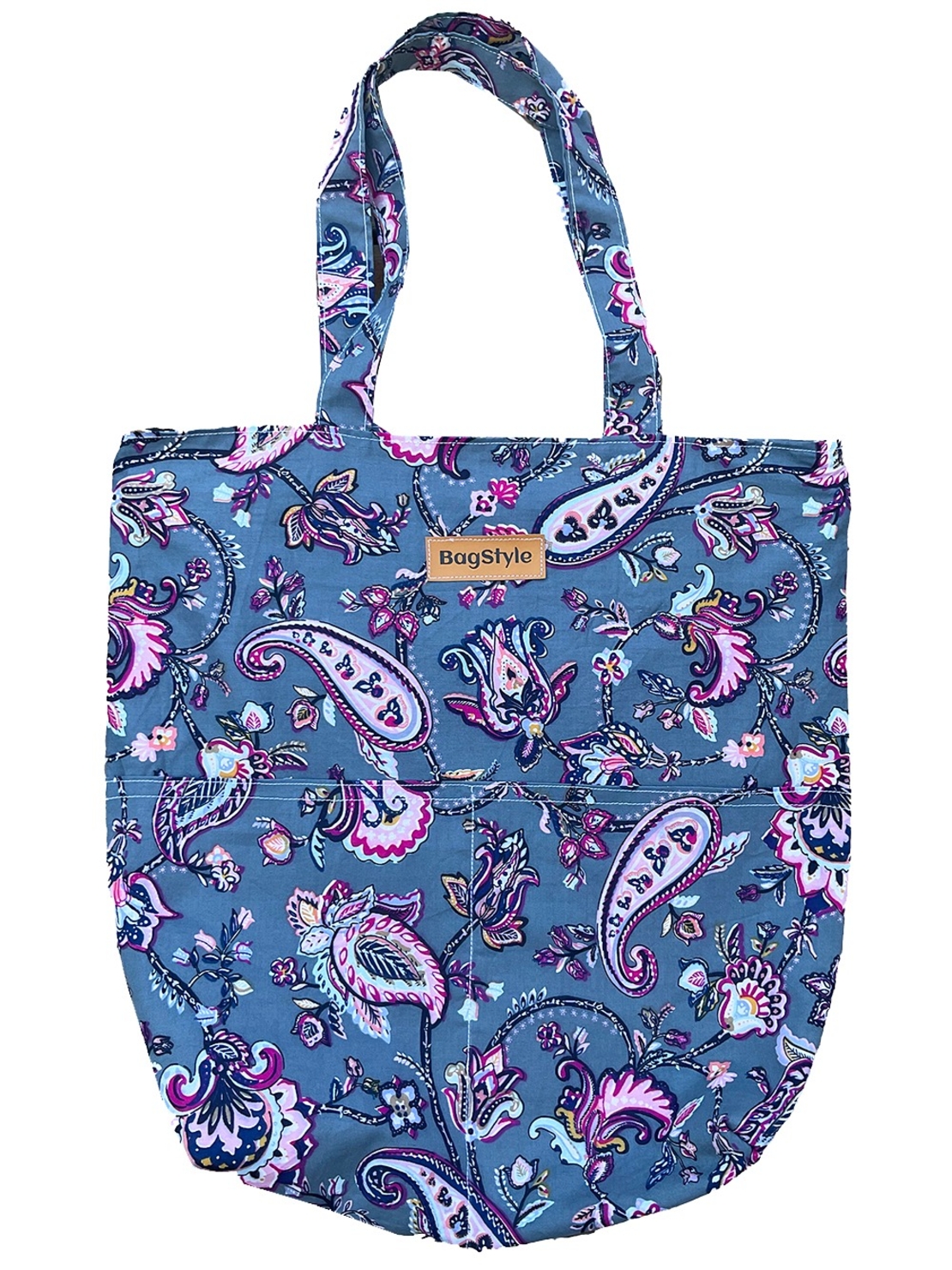 תיק TOTE גדול בעבודת יד-Romantic Paisley