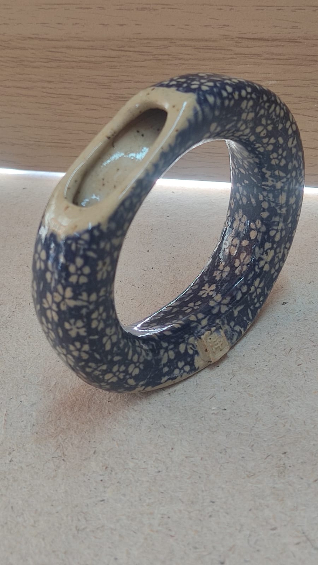 אגרטל גלגל מיני בעבודת יד