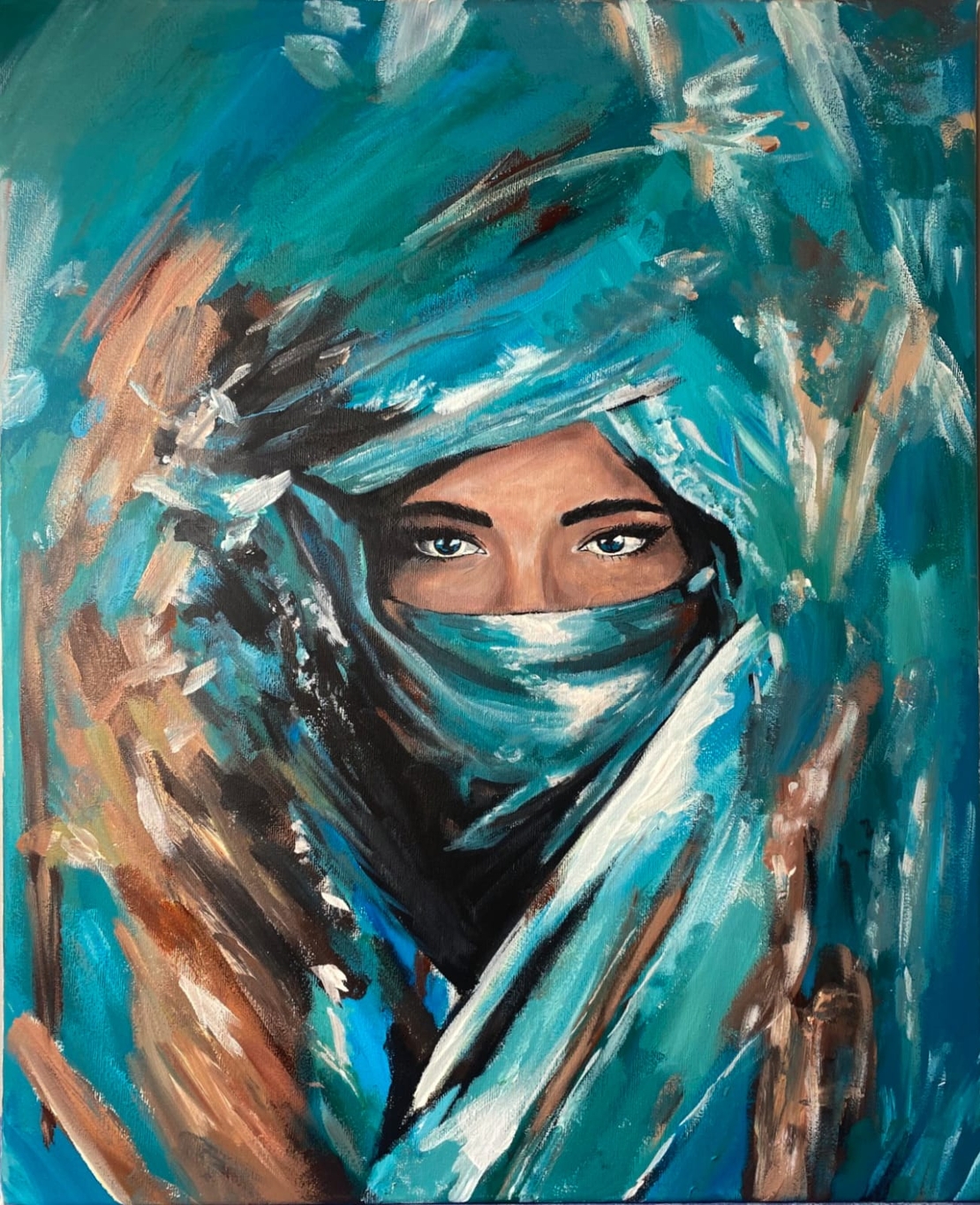 הנערה בכחול