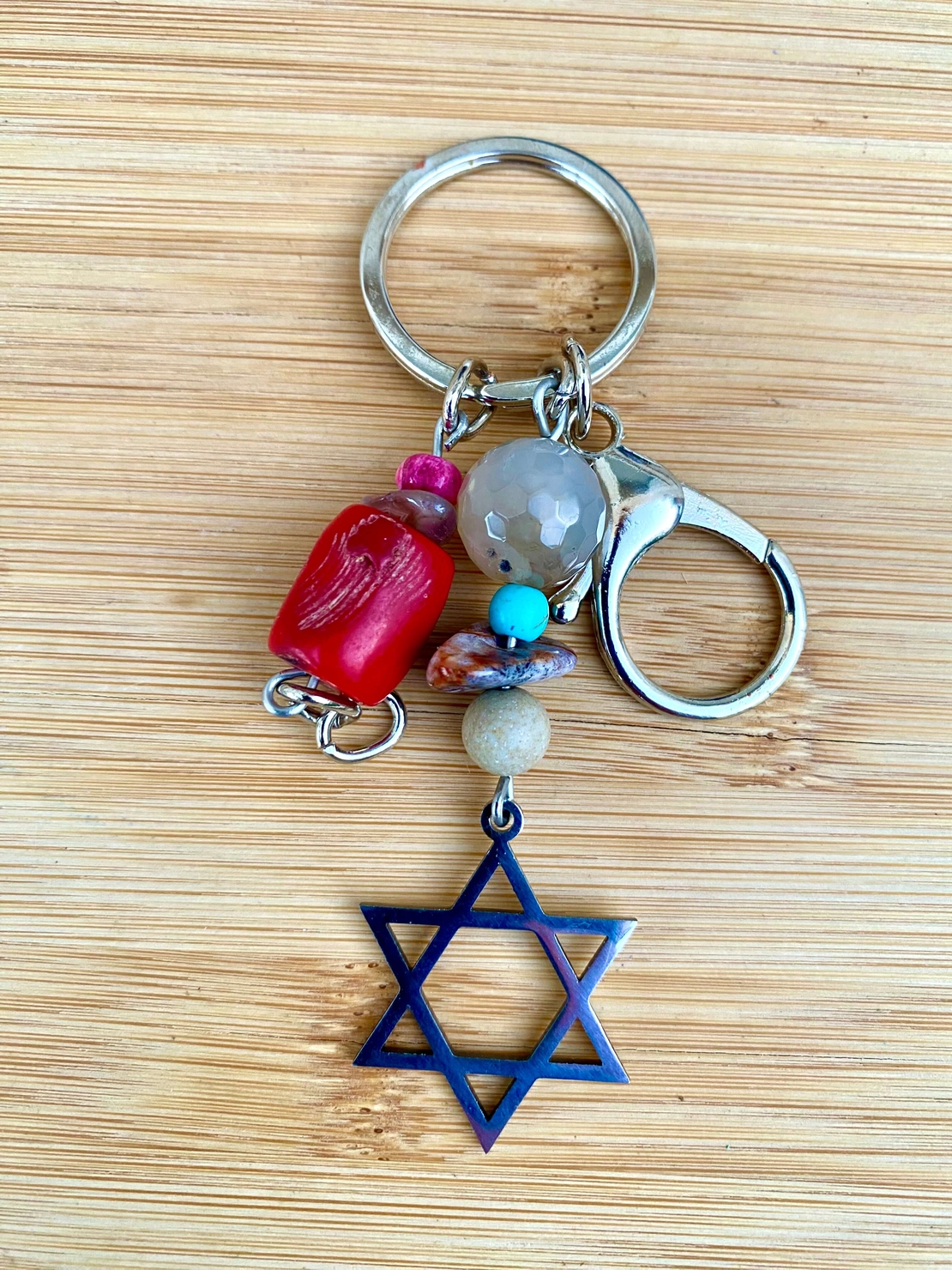 מחזיק מפתחות מגן דוד