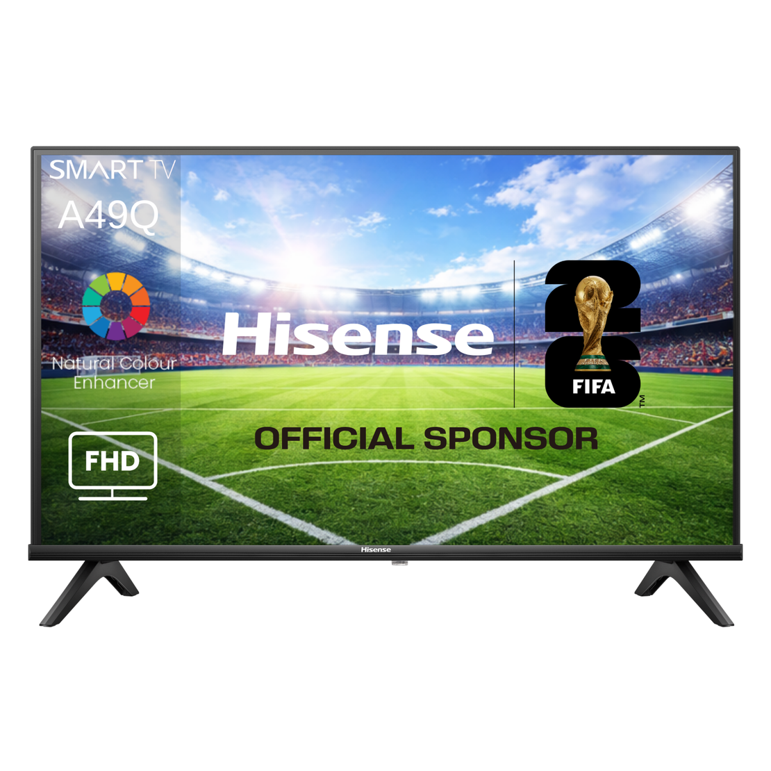 טלוויזיה 40״ Hisense SMART DLED 40A49Q