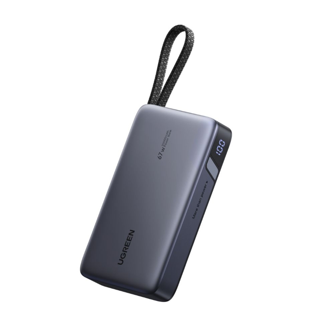 סוללת גיבוי UGREEN Nexode 20000mAh 67W עם כבל מובנה