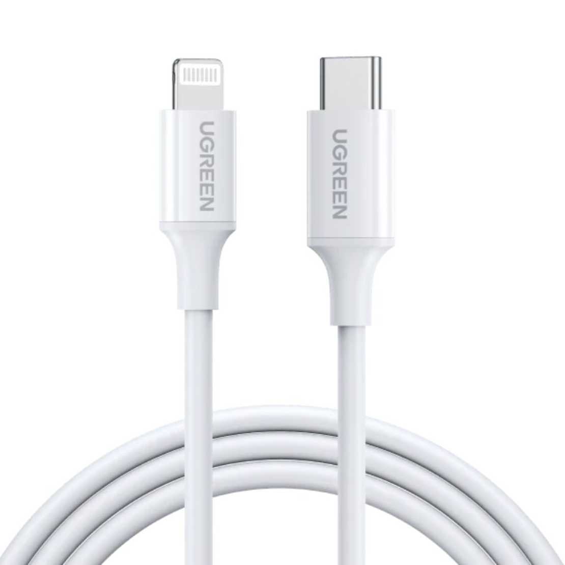 כבל טעינה UGREEN USB-C to Lightning MFi באורך 1 מטר