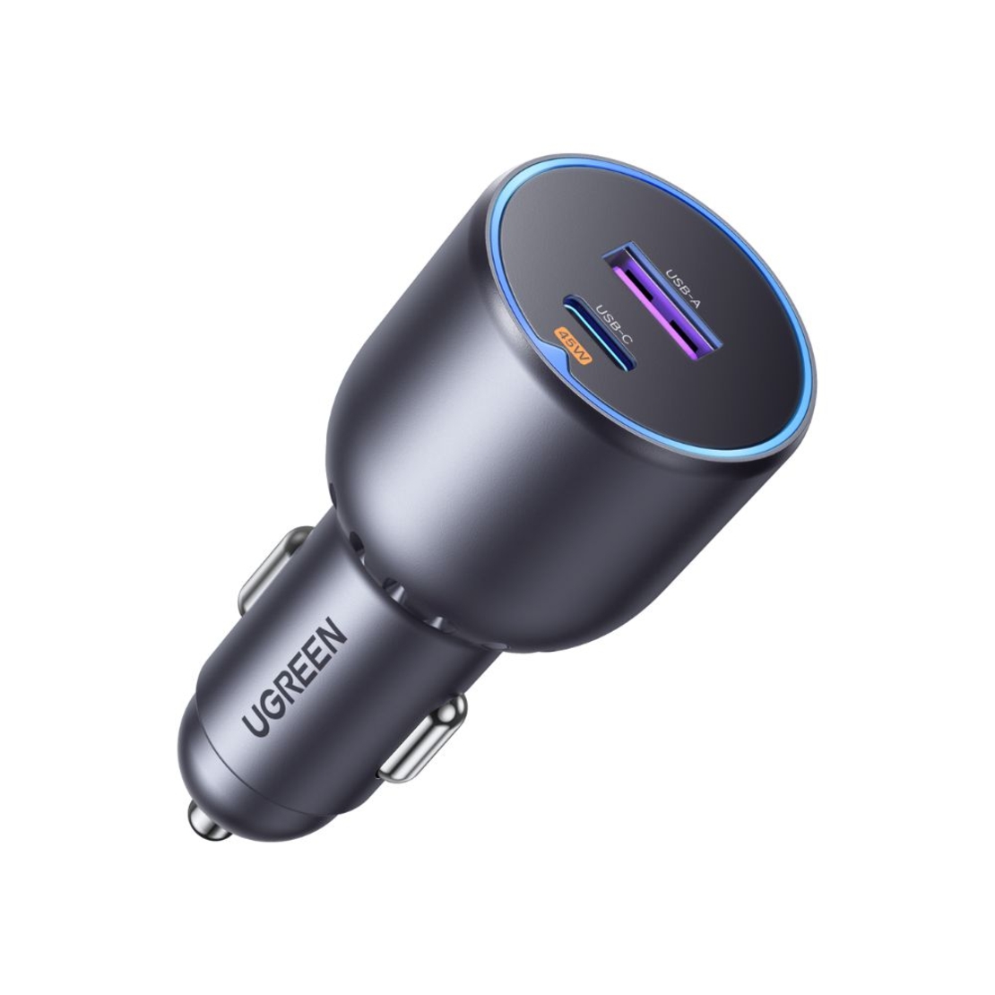 מטען רכב מהיר 63W עם יציאות Type C + USB מבית UGREEN