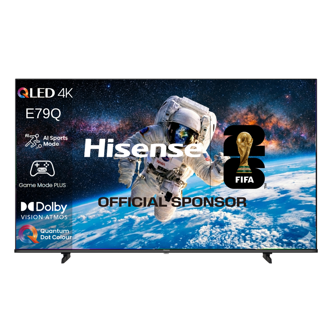 טלוויזיה 50״ Hisense QLED SMART 50E79Q