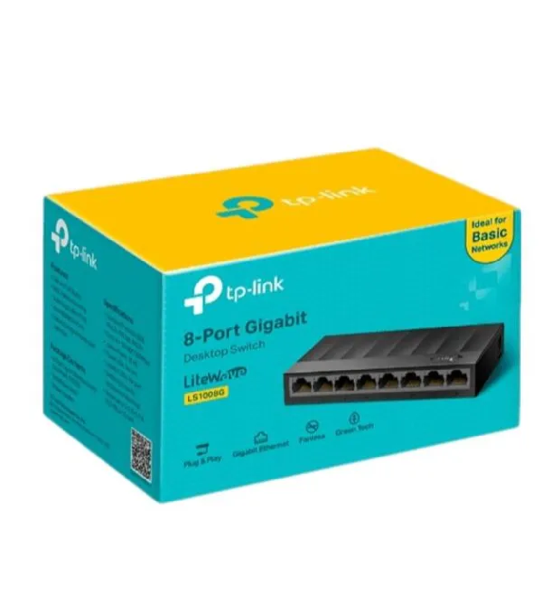 מתג/סוויץ' רשת 8 יציאות - TP-Link LS1008G 8P
