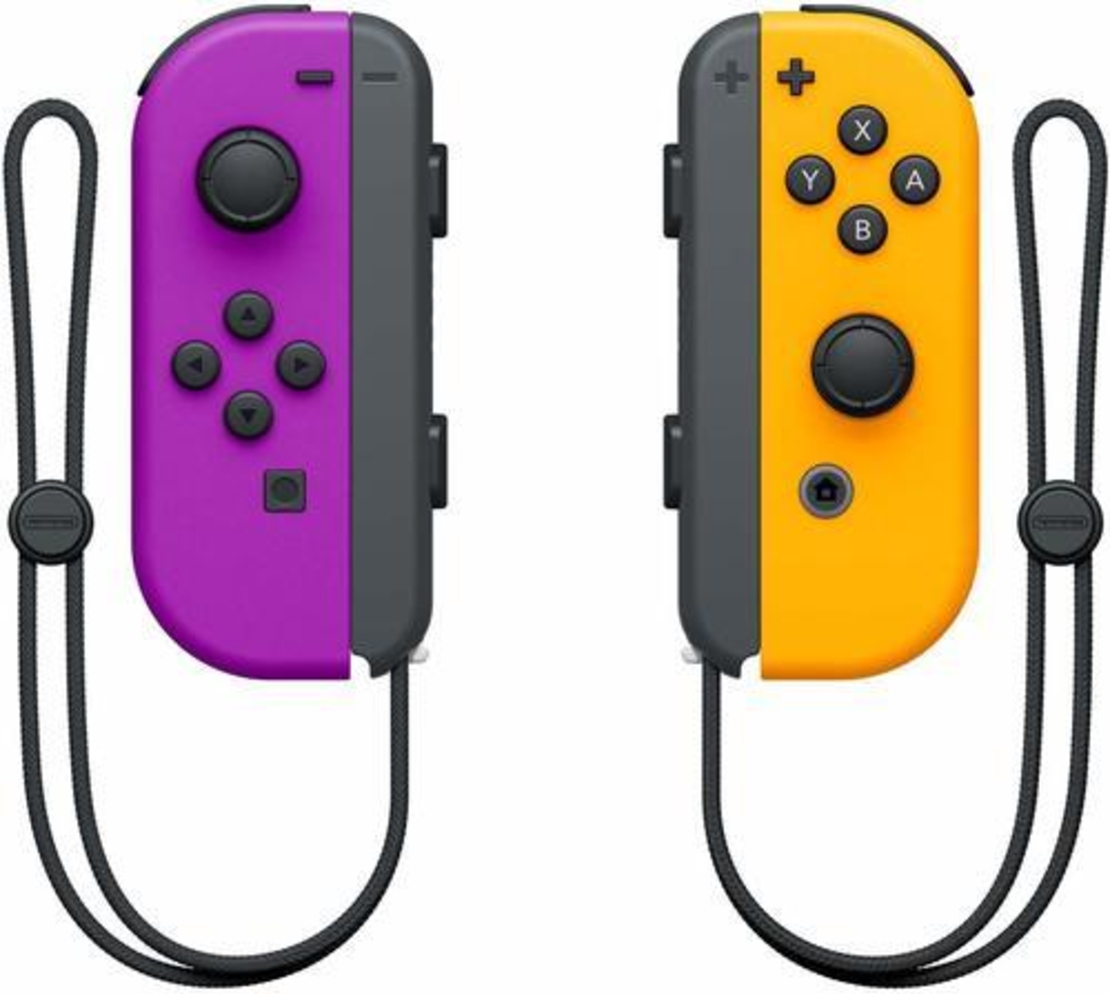 Nintendo Switch זוג בקרי שליטה כתום/סגול Joy-Con