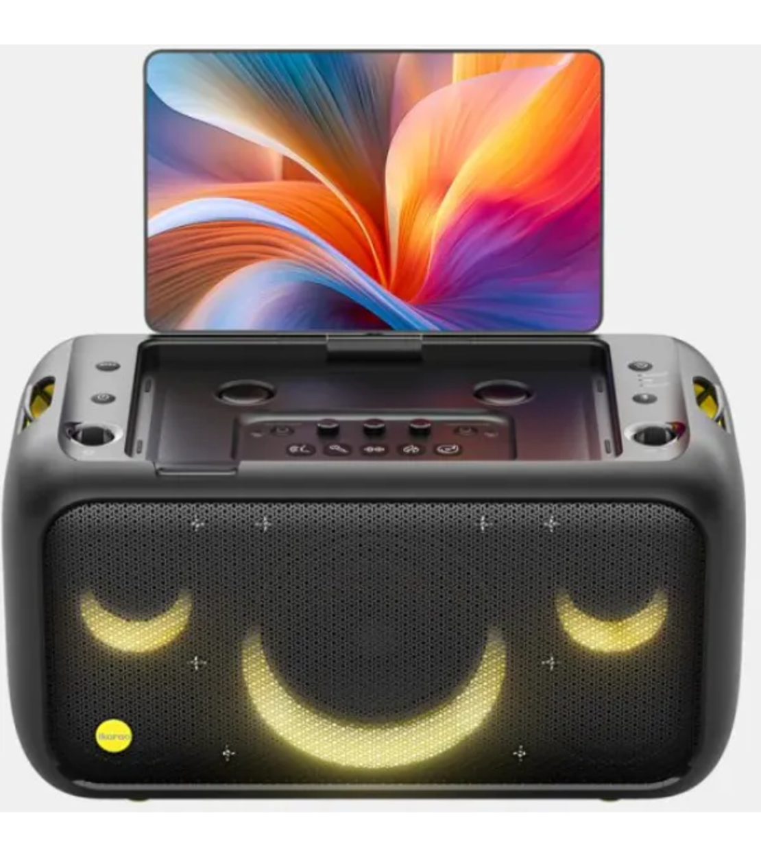 רמקול אלחוטי נייד עם מסך (כולל 2 מיקרופונים אלחוטיים) - Ikaro Break X1