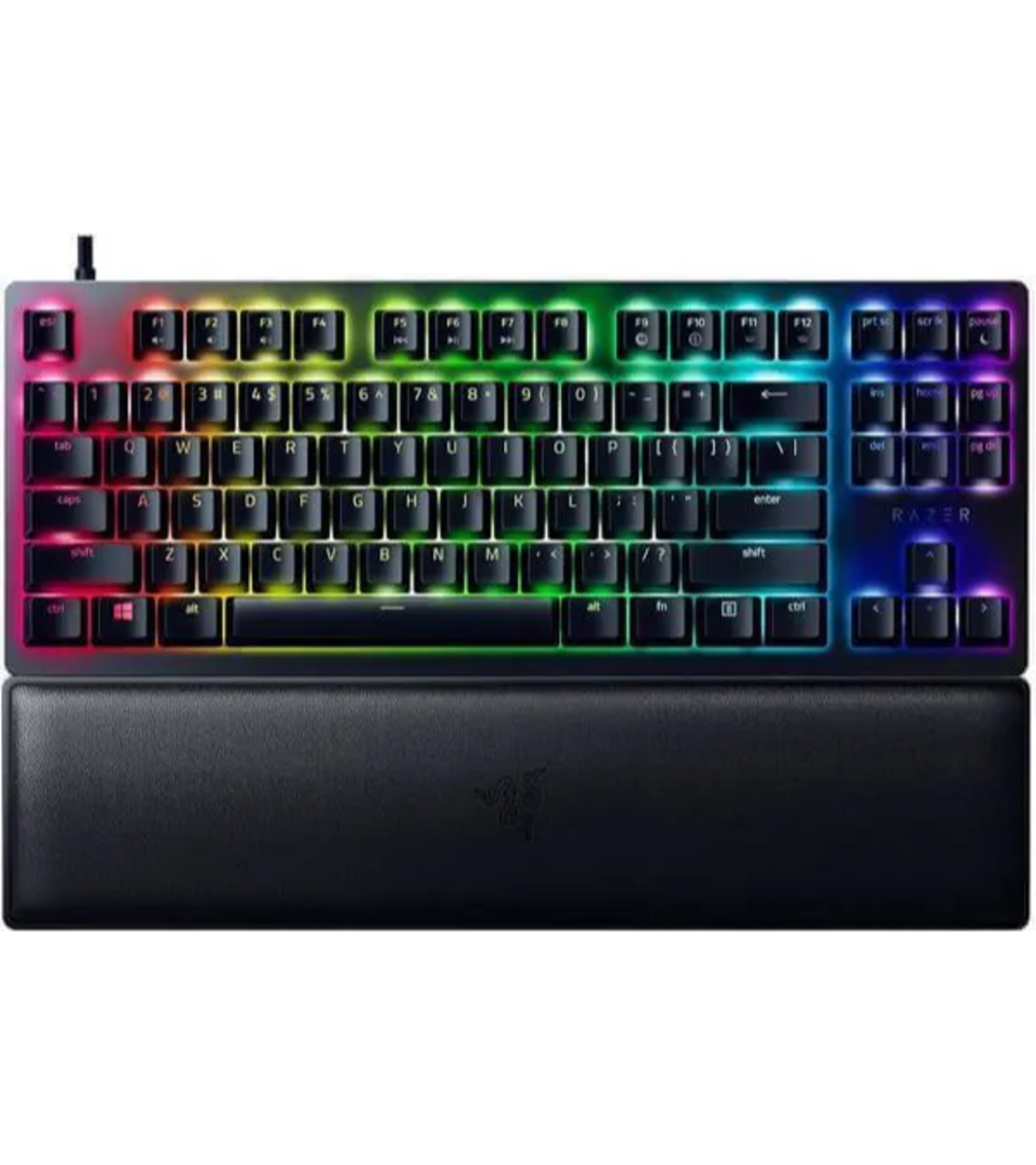 מקלדת גיימינג אופטית - Razer Huntsman V2 Tenkeyless Optical