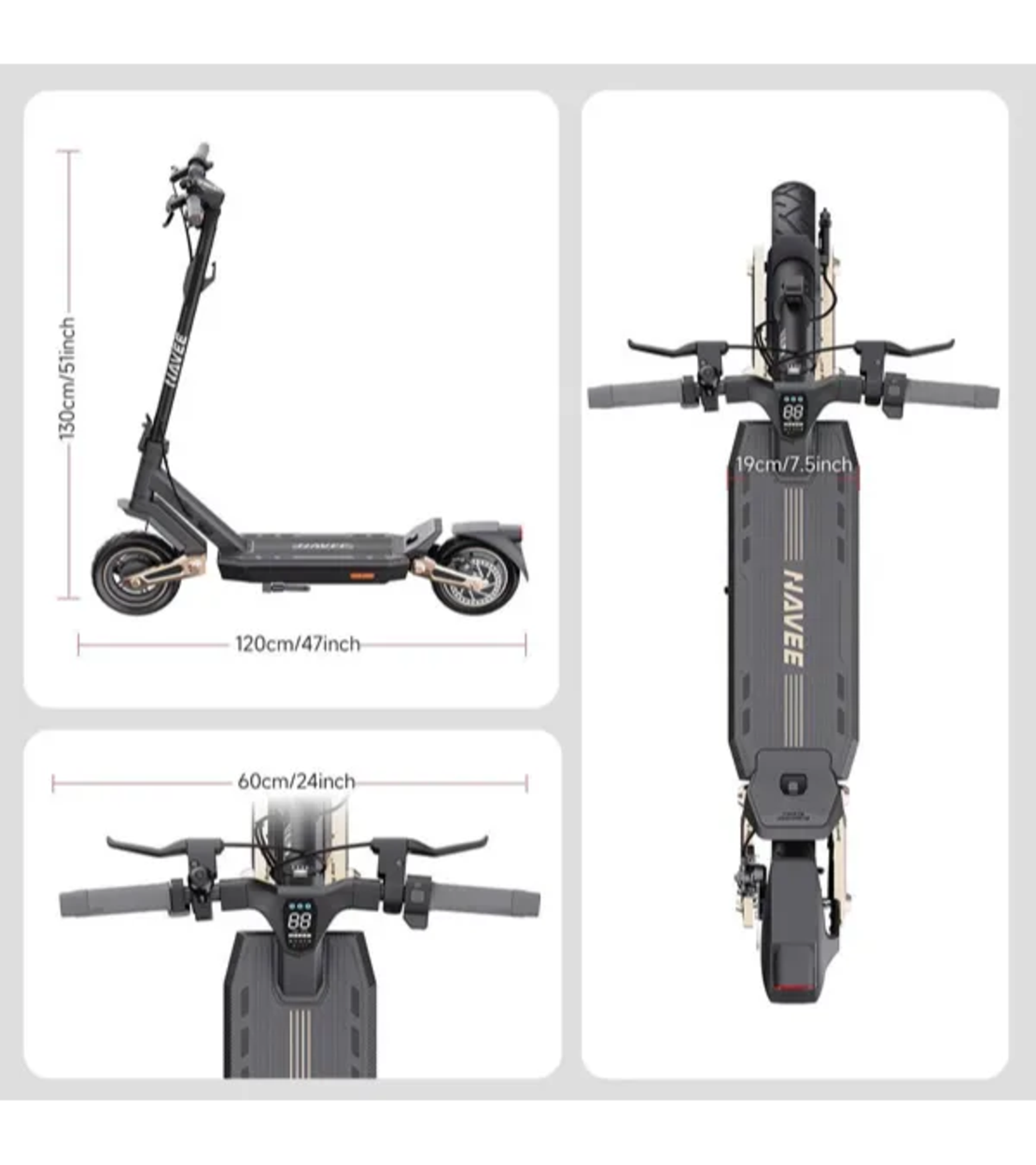 קורקינט חשמלי Navee E-Scooter ST3 Pro - יבואן רשמי