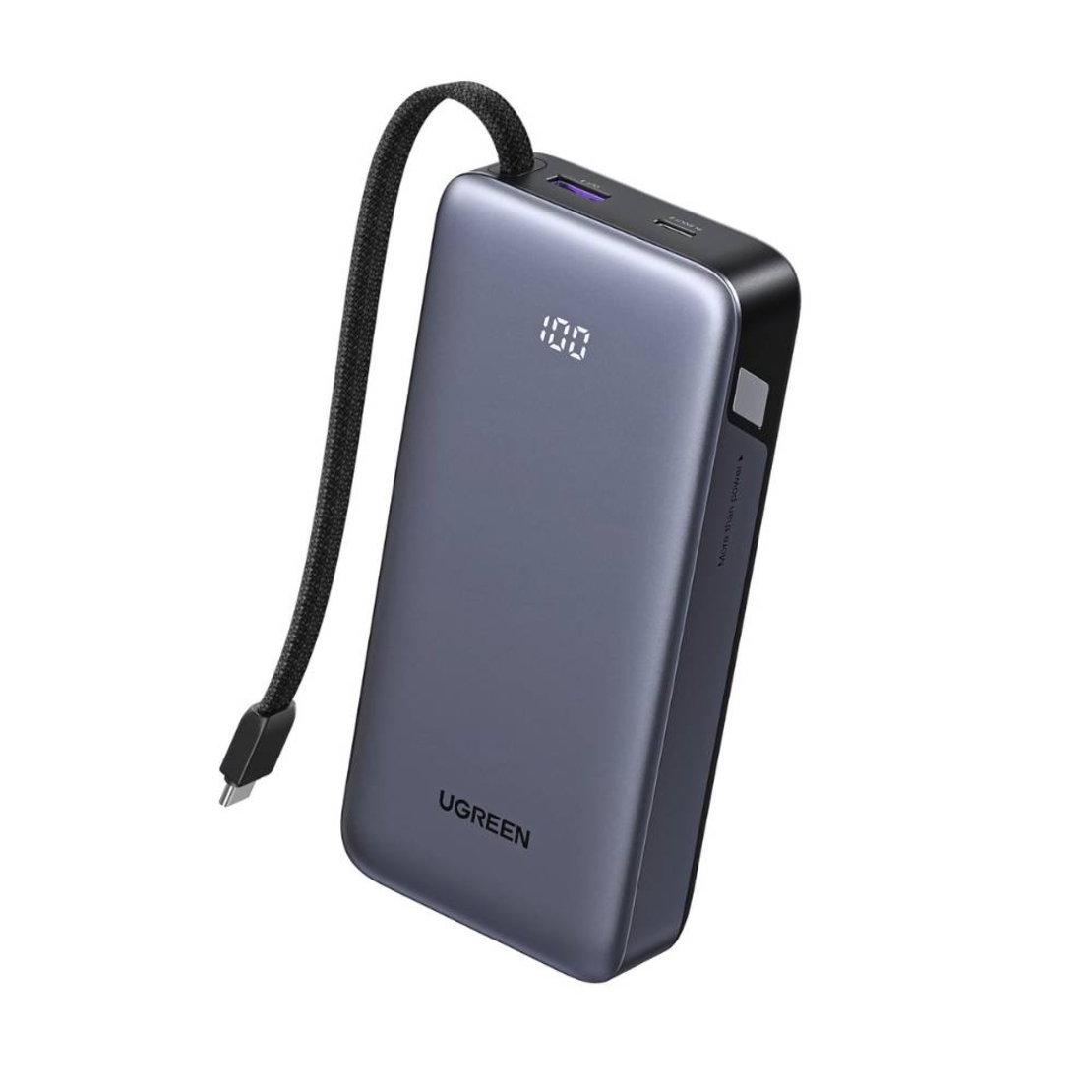 סוללת גיבוי UGREEN Nexode 20000mAh 45W עם כבל מובנה