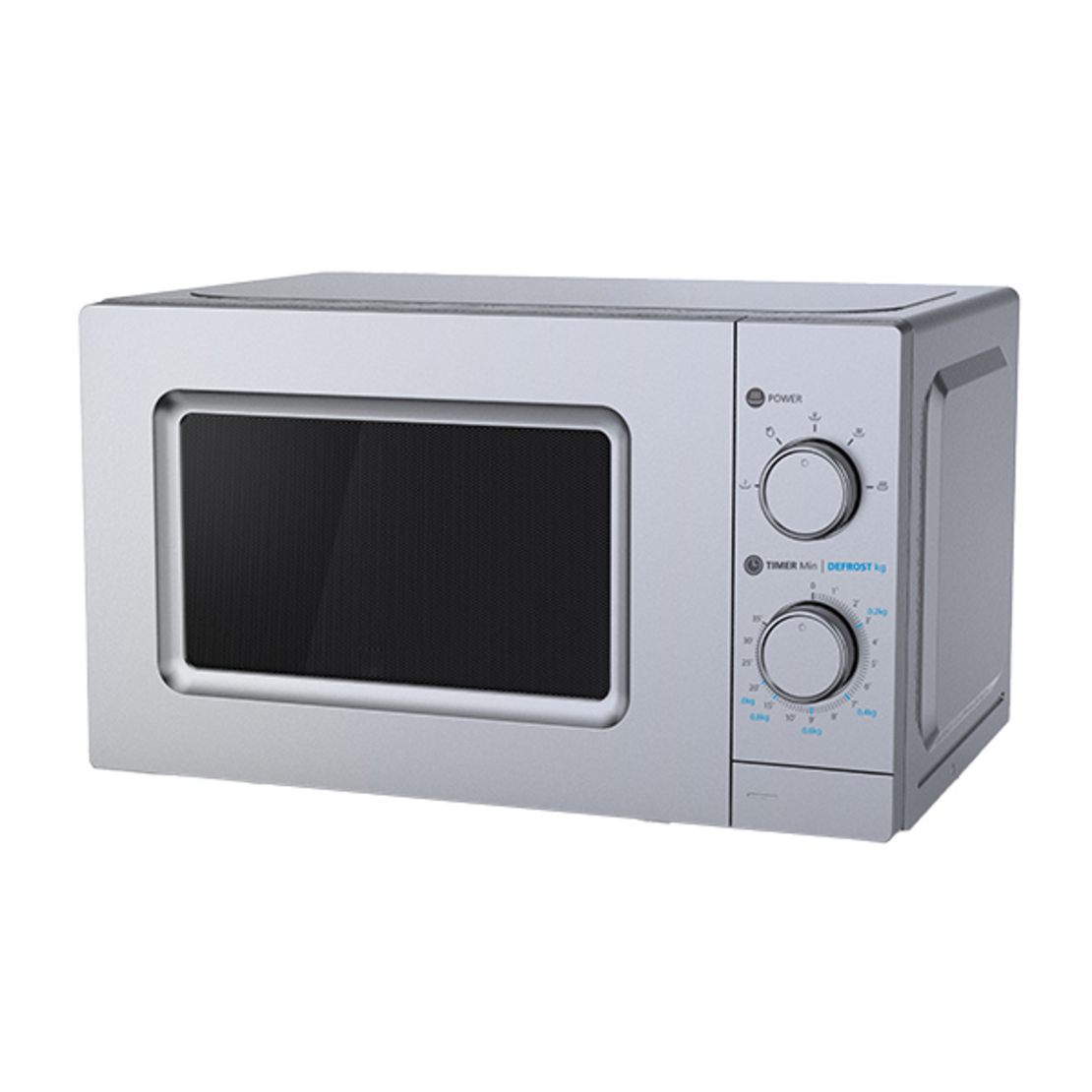 מיקרוגל מכאני 20 ליטר Midea MM720C2GS 6568 700W - צבע כסוף