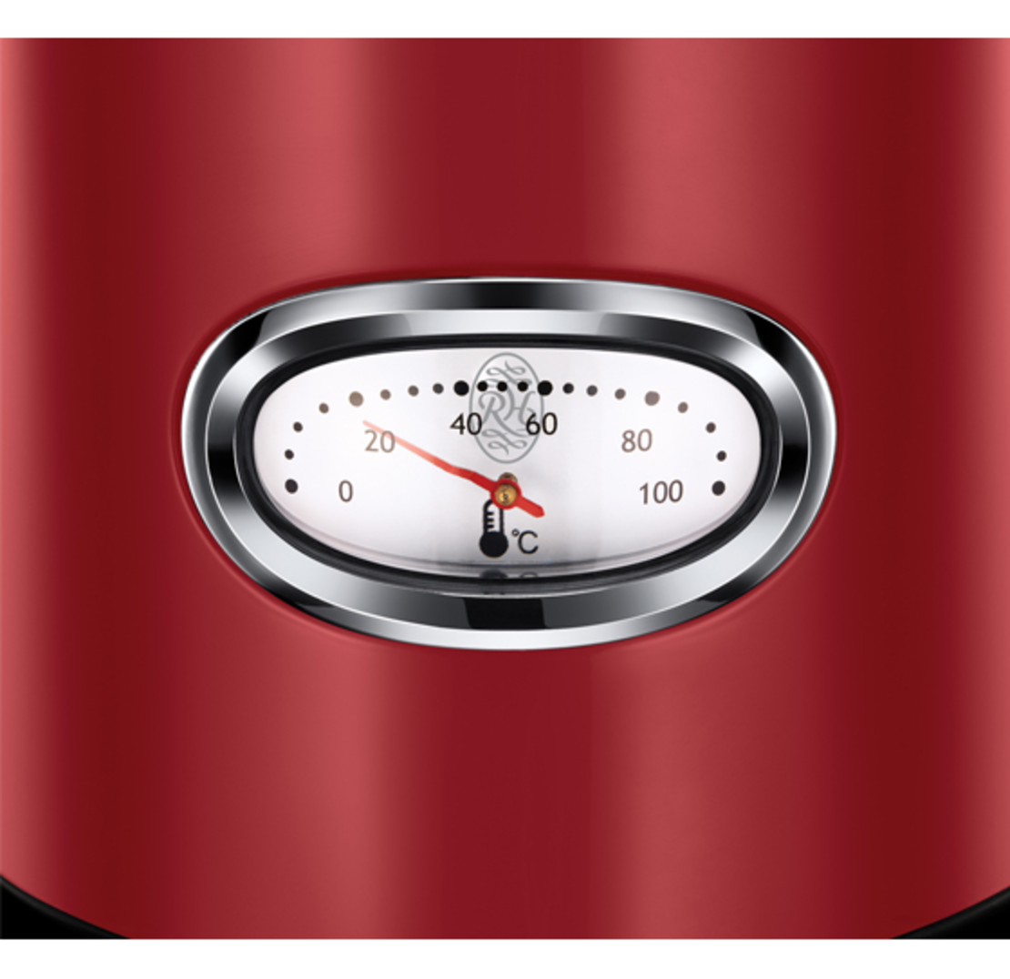 קומקום כד חשמלי RETRO RED ראסל הובס דגם 21670-70 הספק 2400W בעל קיבולת 1.7 ליטר