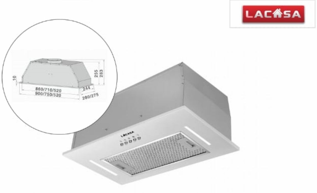 קולט אדים בנוי 75 ס