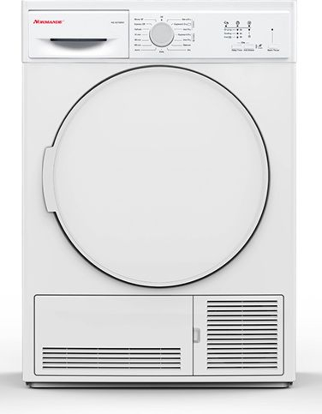 מייבש כביסה קונדנסור פתח חזית 9 ק''ג Normande ND-1090W - צבע לבן