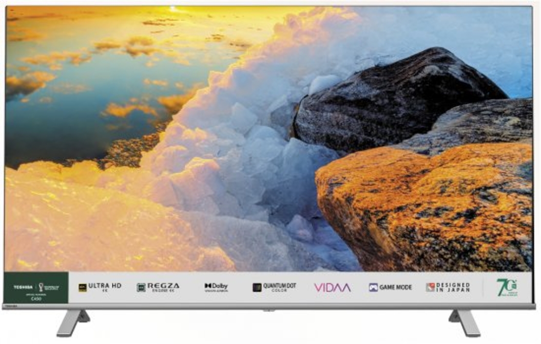 מסך טלוויזיה חכמה ''43 Toshiba 43C450KE QLED 4K