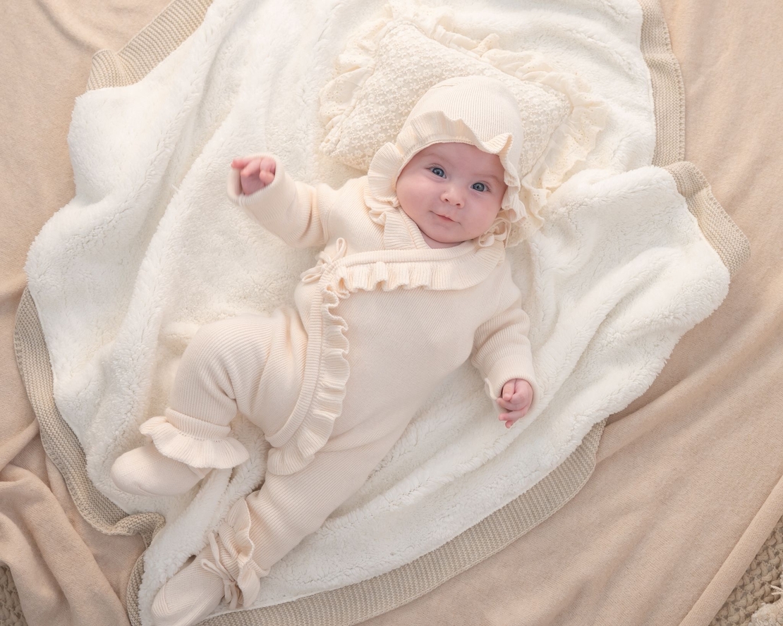 אוברול דגם ליה - שמנת