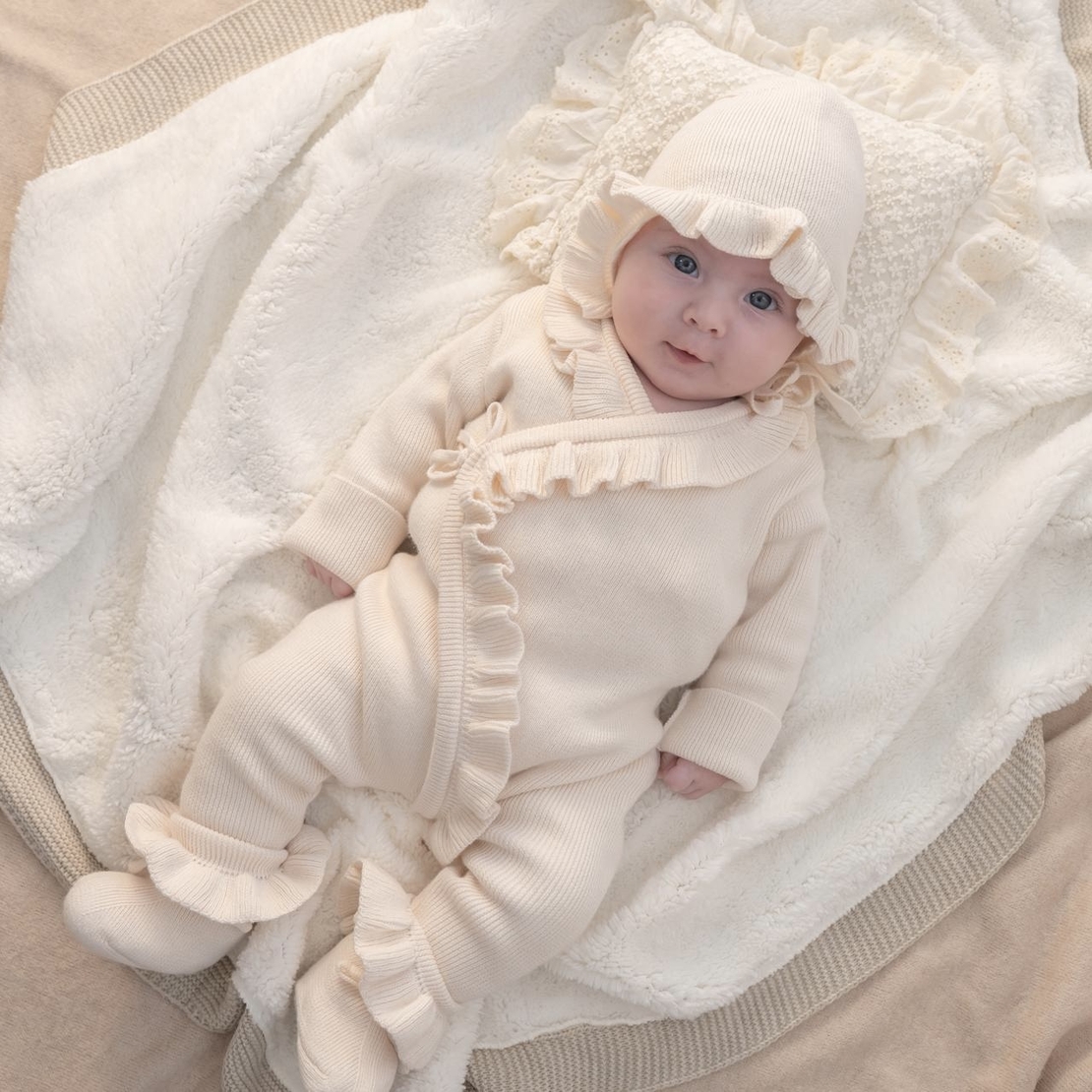 אוברול דגם ליה - שמנת