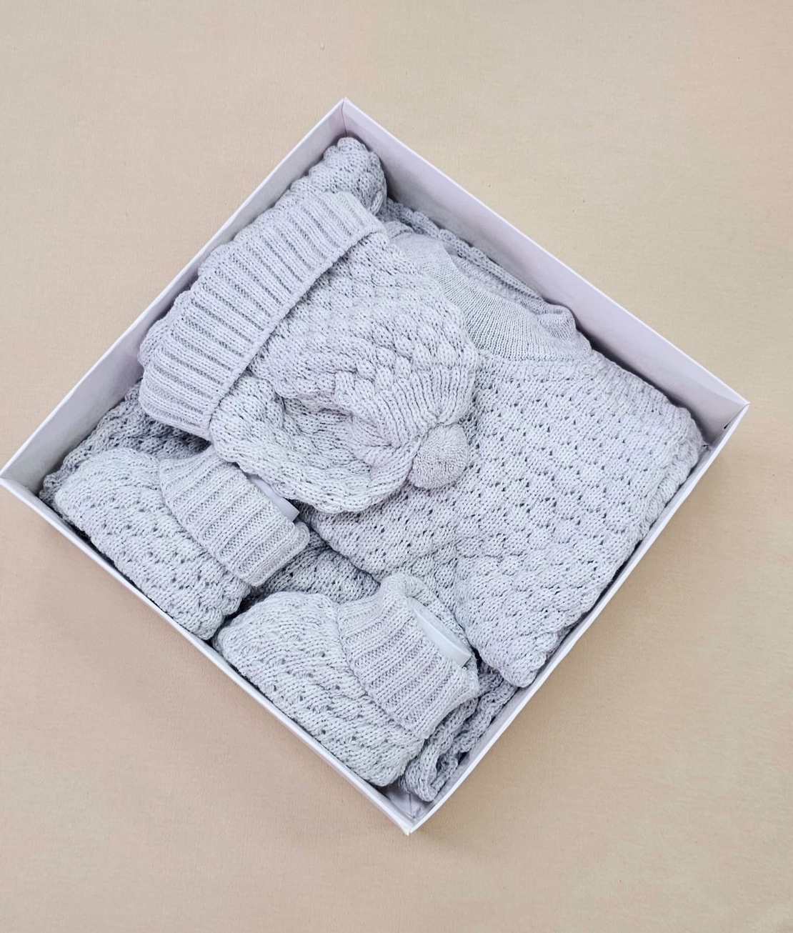 מארז סט סרוג  3-6 חודשים