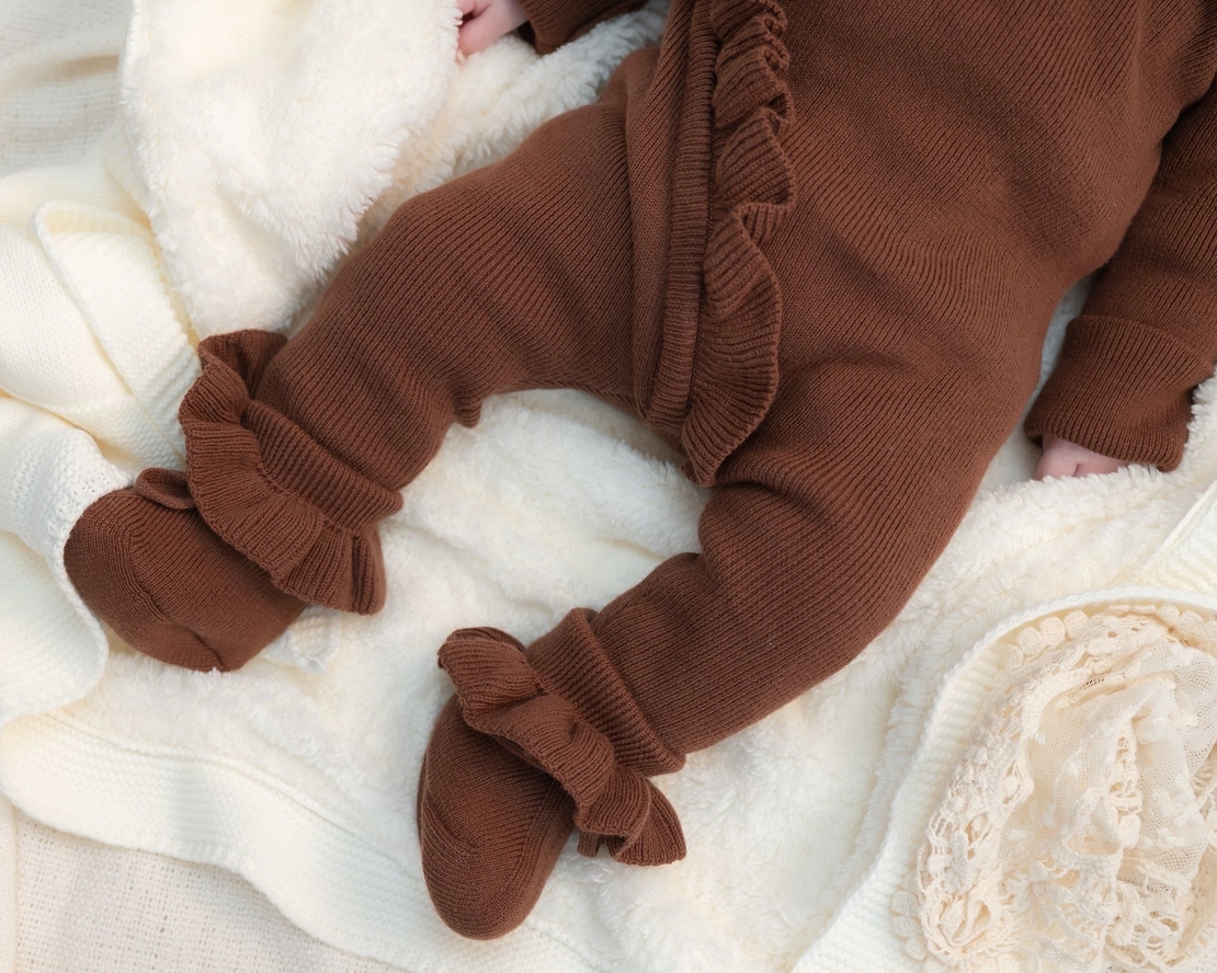 אוברול דגם ליה - חום