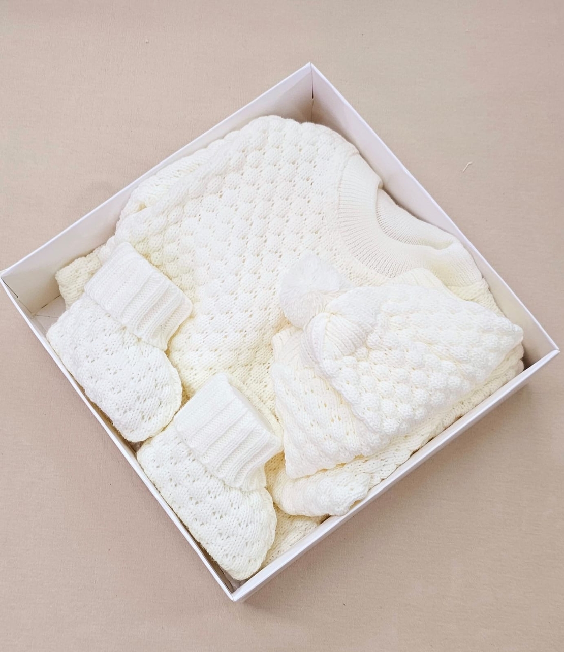 מארז סט סרוג  3-6 חודשים