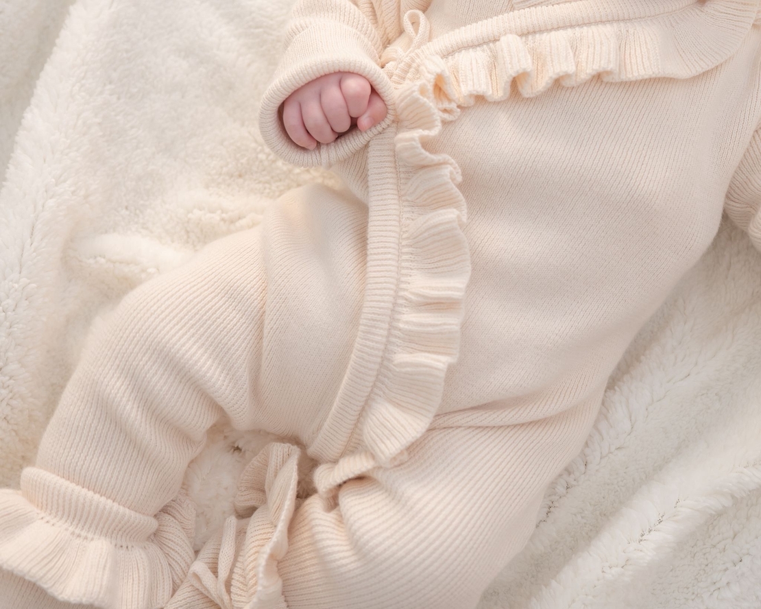 אוברול דגם ליה - שמנת