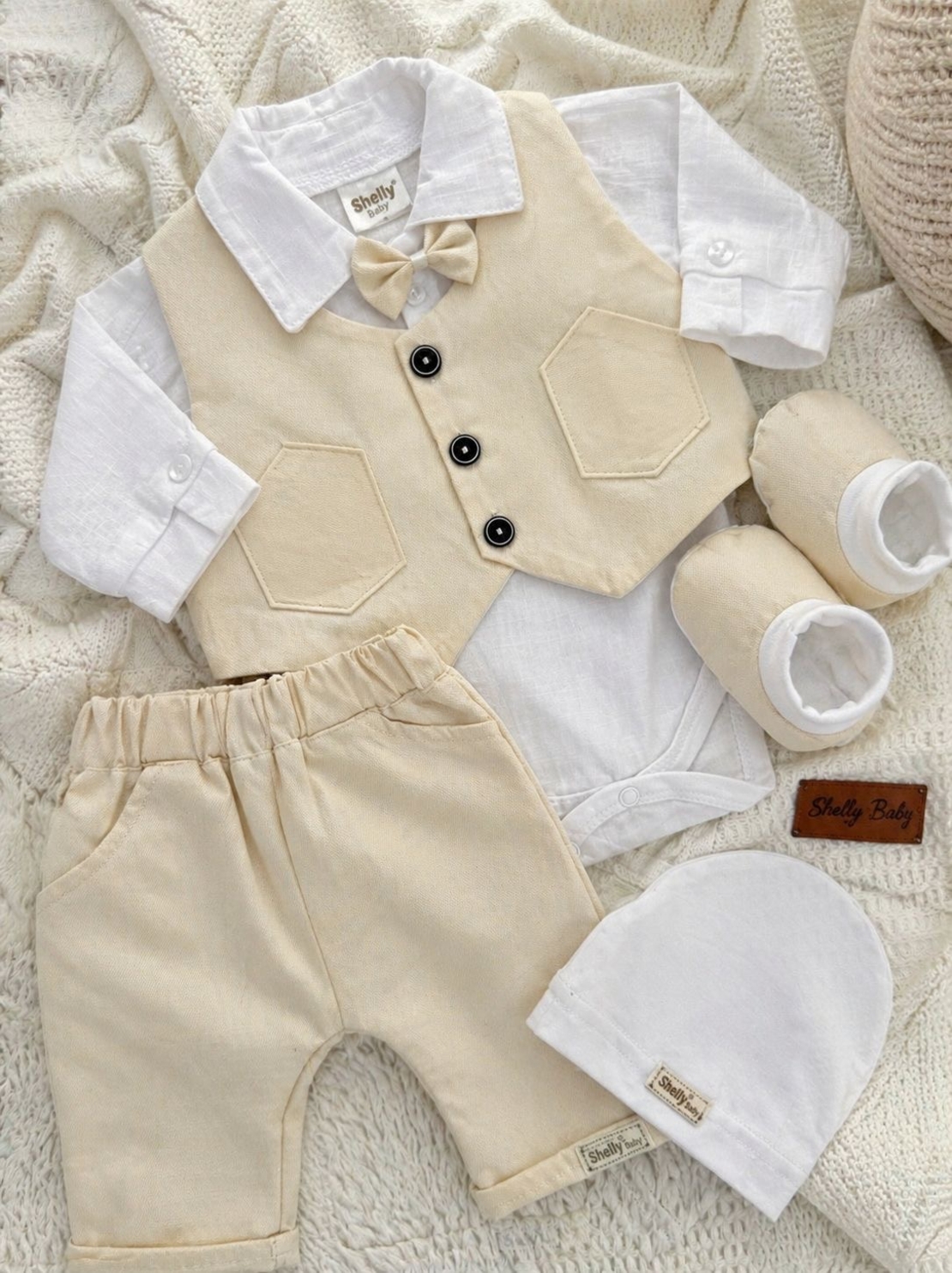 חליפת ברית  - ווסט שמנת