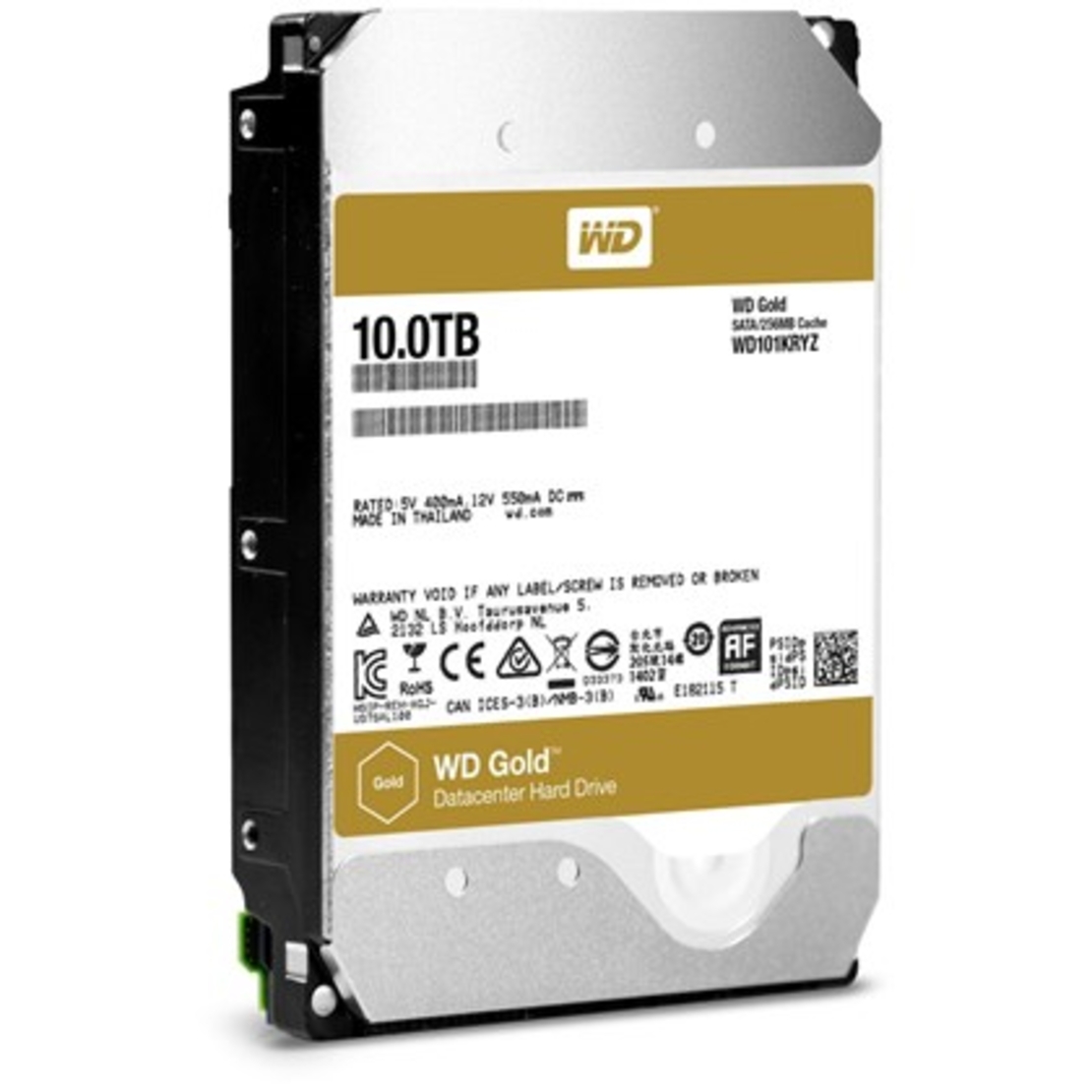 10TB 256MB 7200RPM 6GB/s WD102KRYZ GOLD WD