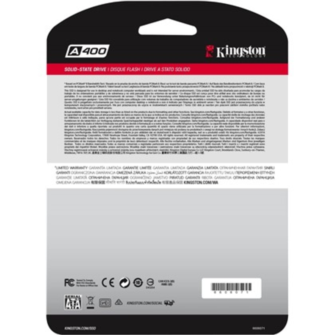 Kingston A400 480GB TLC 2.5