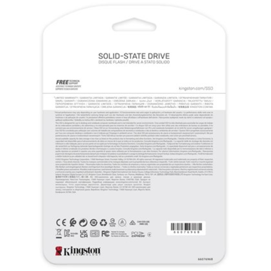 KINGSTON SSD 500GB NV2 PCIe NVMe 4.0 x4 M.2 2280