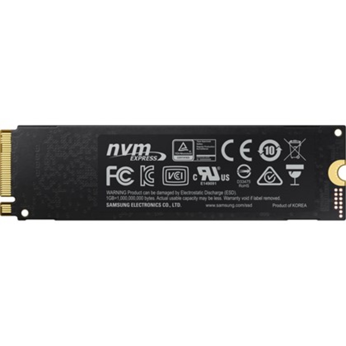 SAMSUNG SSD 1TB M.2 PCIe 3.0x4 NVMe 970 EVO PRO