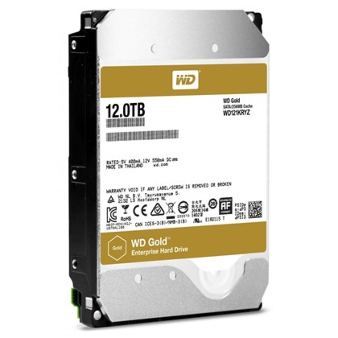 12TB 256MB 7200RPM 6GB/s WD121KRYZ GOLD WD