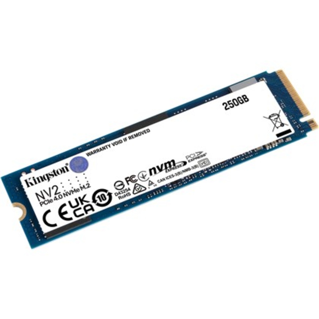 KINGSTON SSD 250GB NV2 PCIe NVMe 4.0 x4 M.2 2280