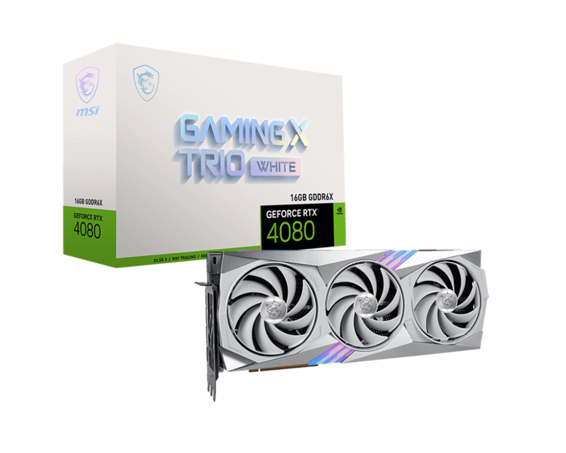 MSI GeForce RTX 4080 16GB GAMING X TRIO WHITE