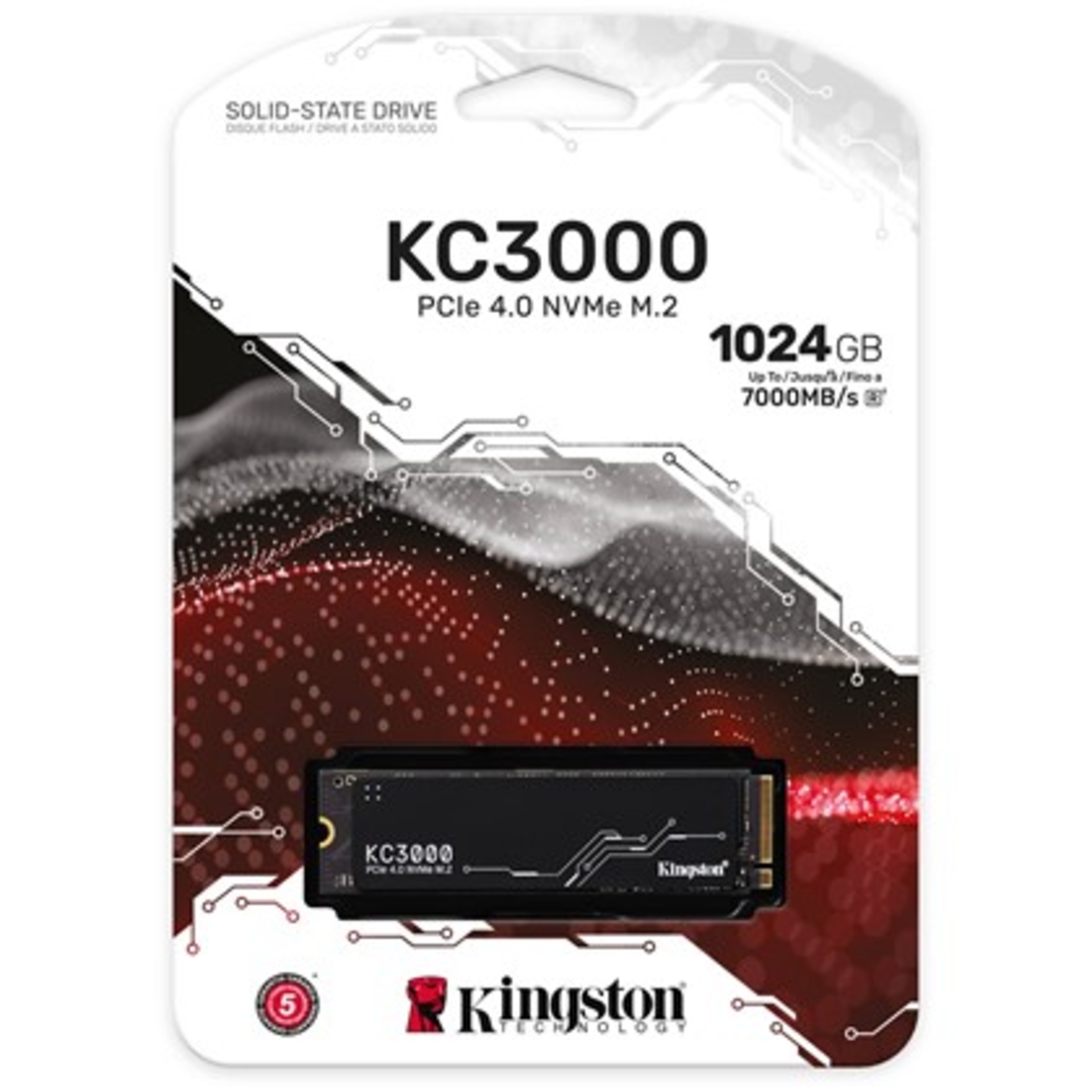 KINGSTON SSD 1024GB KC3000 PCIe 4.0x4 NVMe