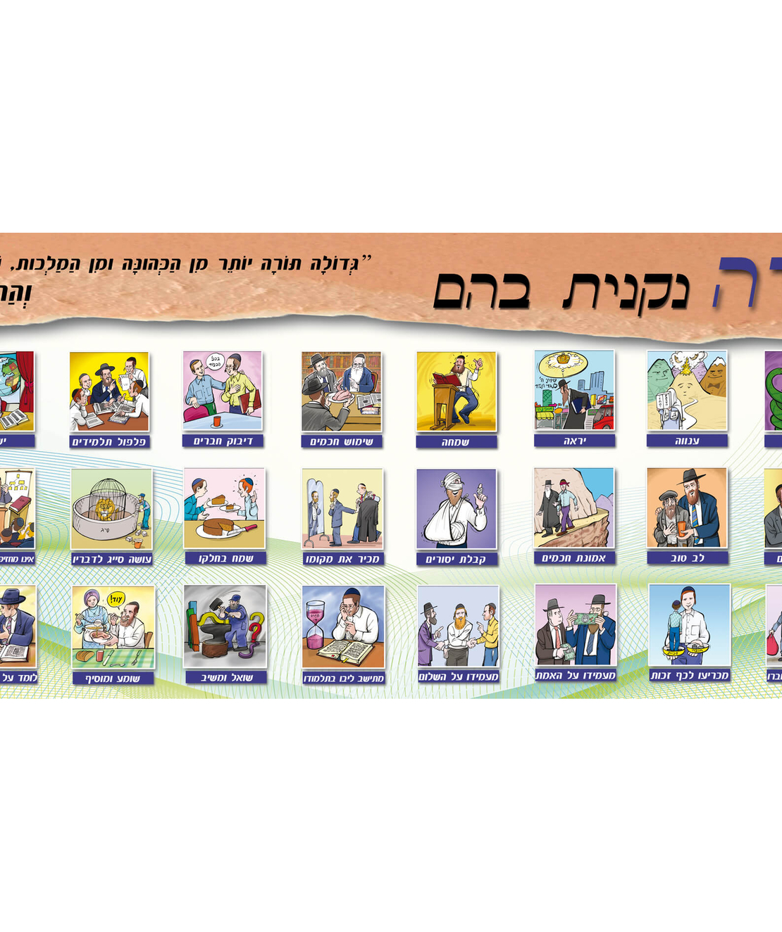 מ